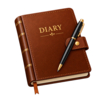 Diary and notebook