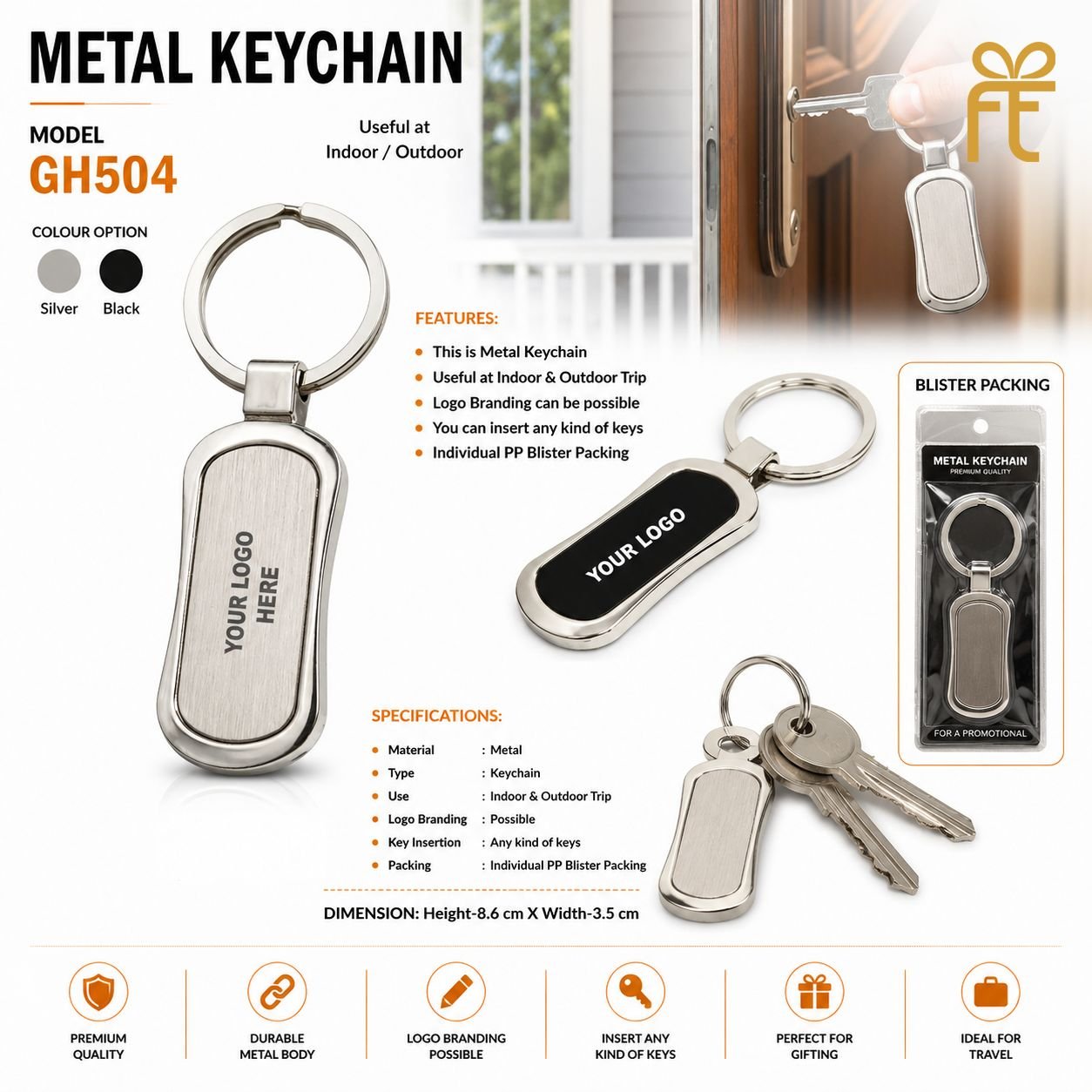 METAL KEYCHAIN 