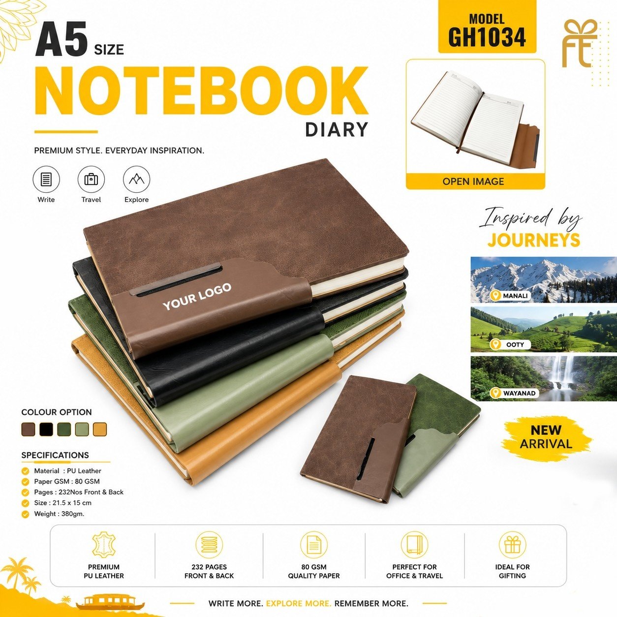 A5 NOTEBOOK DIARY