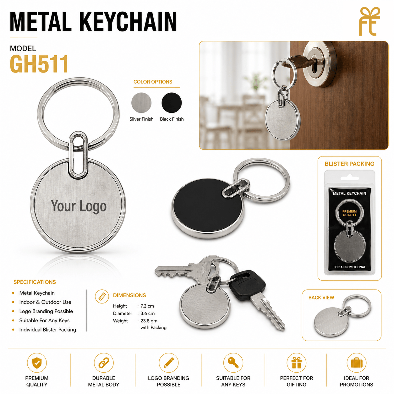 METAL KEYCHAIN 