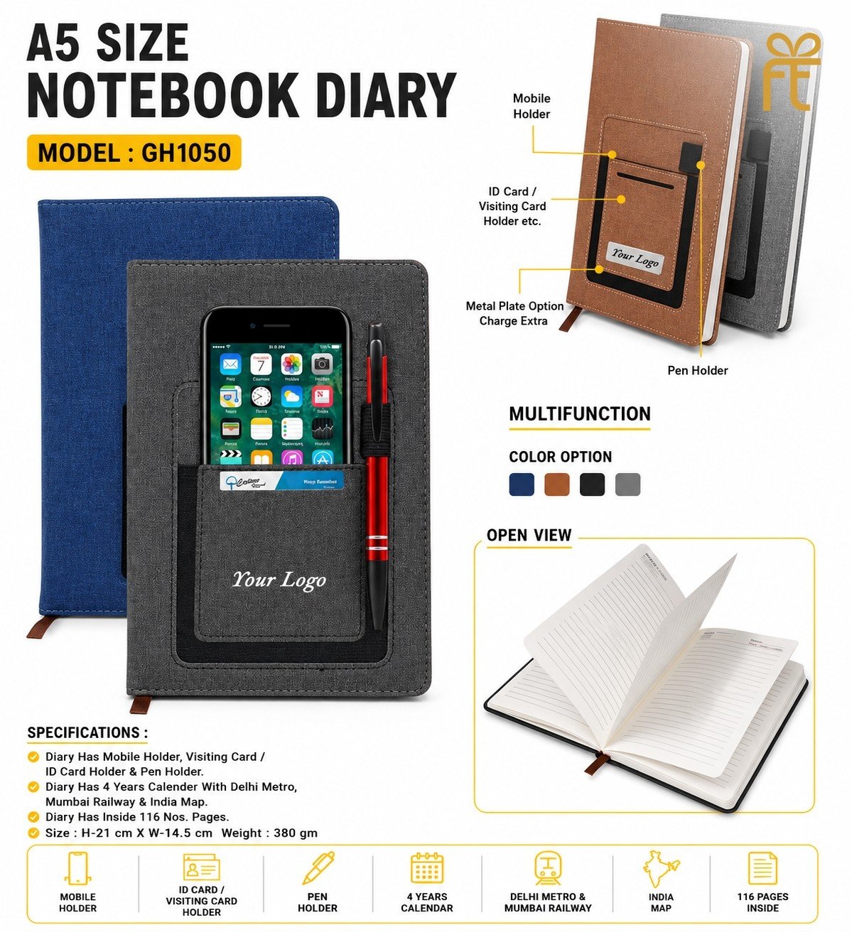 A5 NOTEBOOK DIARY