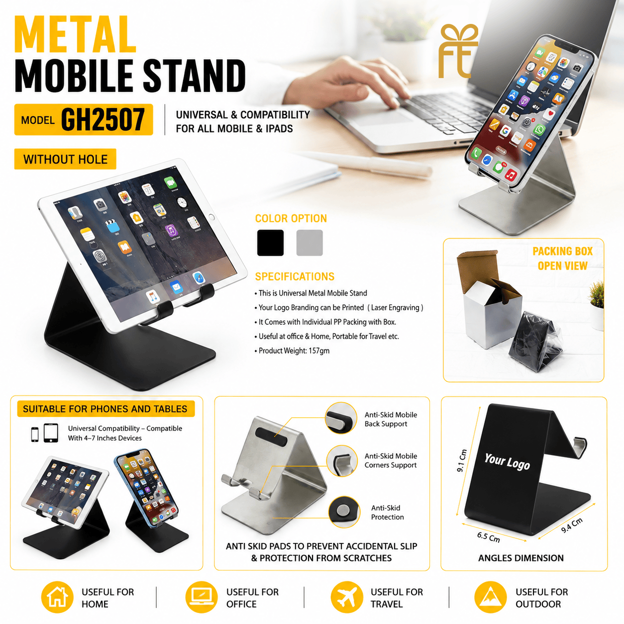 METAL MOBILE STAND 