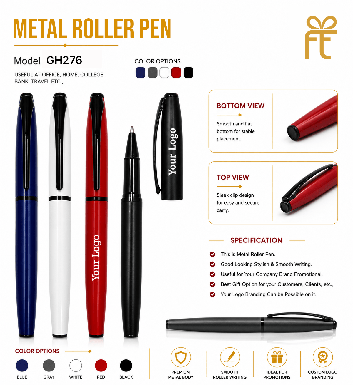 METAL ROLLER PEN 