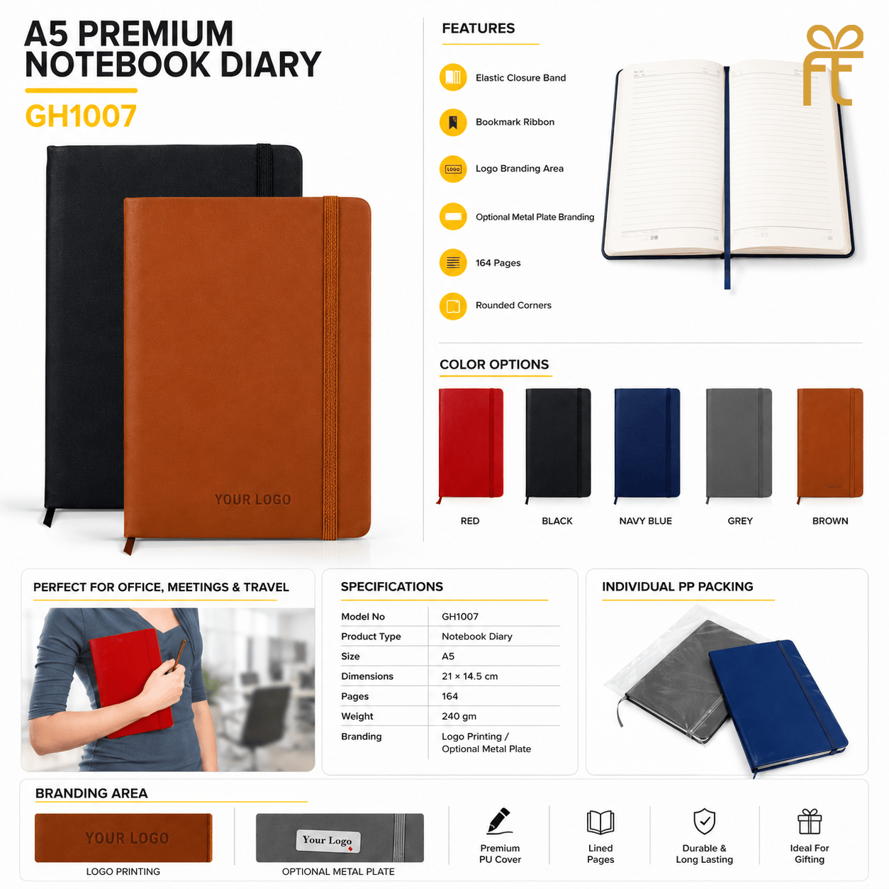 A5 PREMIUM NOTEBOOK DIARY