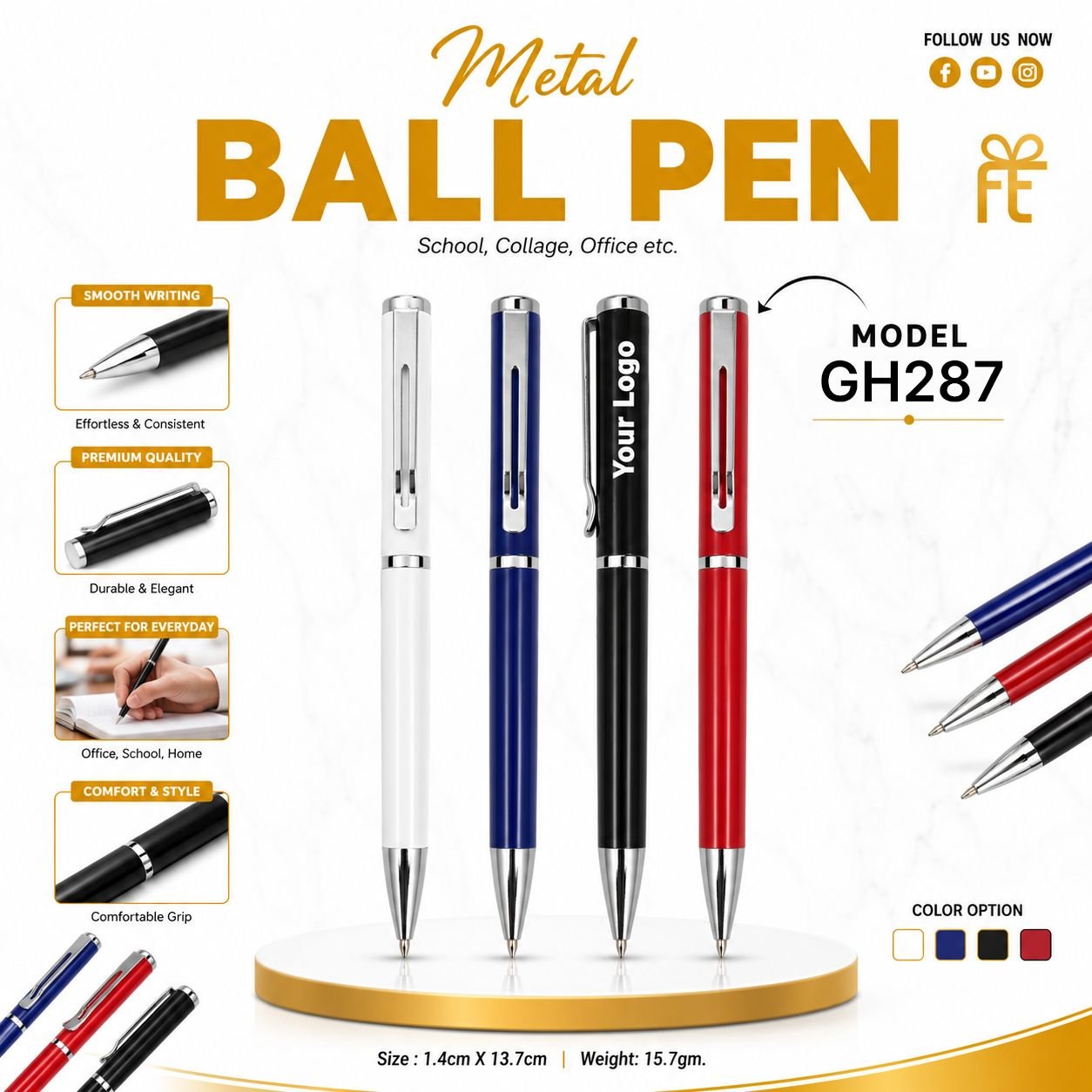 METAL BALL PEN 