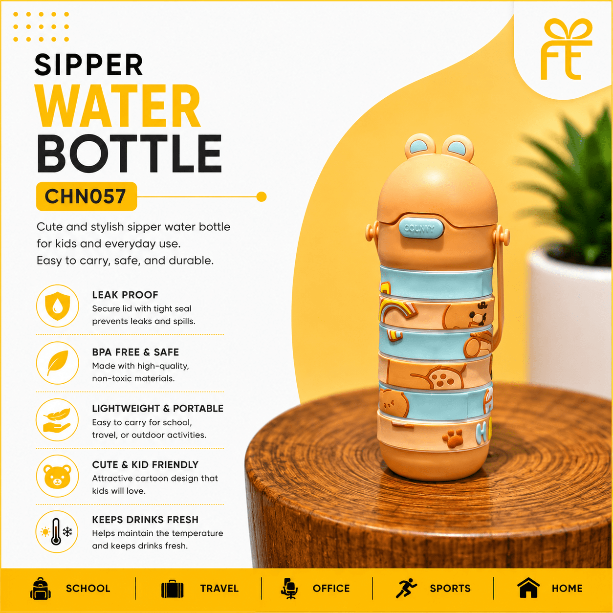 SIPPER WATER BOTTLE