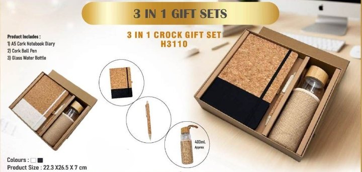 3 IN 1 CROCK GIFT SET 